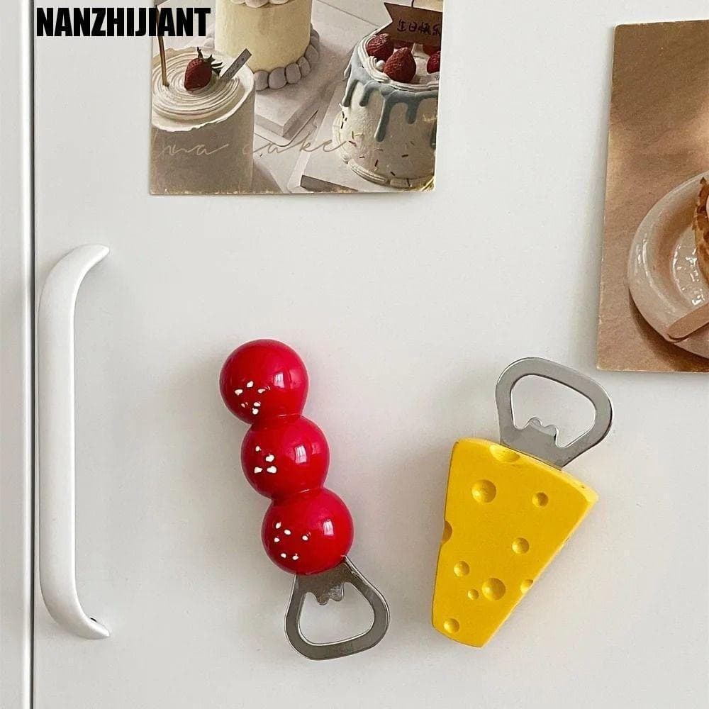 Ímãs De Geladeira NANZHIJIANT , Abridor De Cerveja Fofo Kawaii Garrafas Multifuncional Coreano Cristalizado Haws