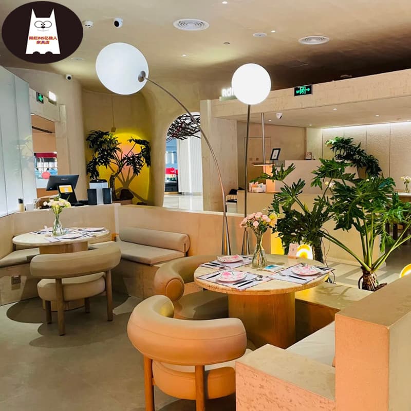 Nordic Designer luz luxo lazer encosto restaurante cadeira simples Manicure sobremesa leite loja de chá fezes estilo sol