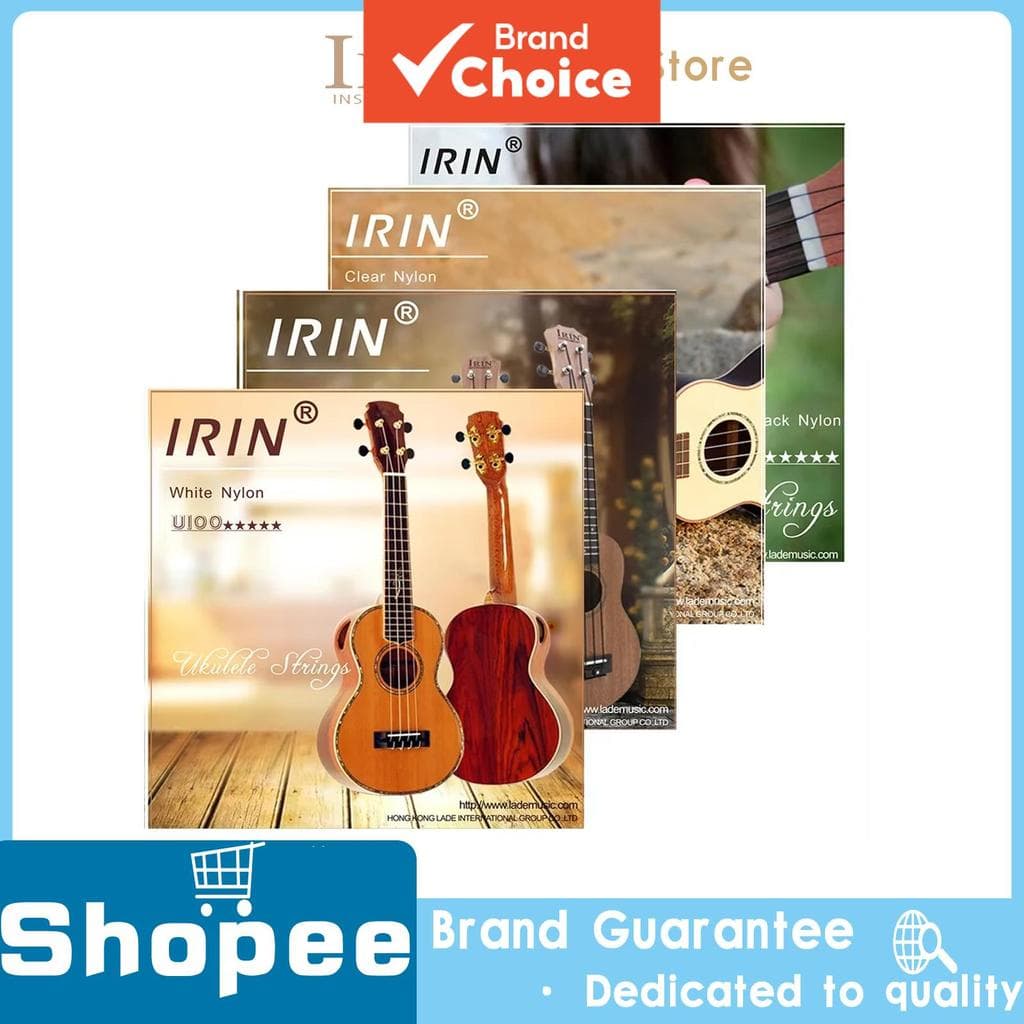 IRIN 4 Pcs/Set Cordas para Ukulele Soprano de Nylon Acessórios para Instrumentos Musicais 4 Cordas Partes & Acessórios