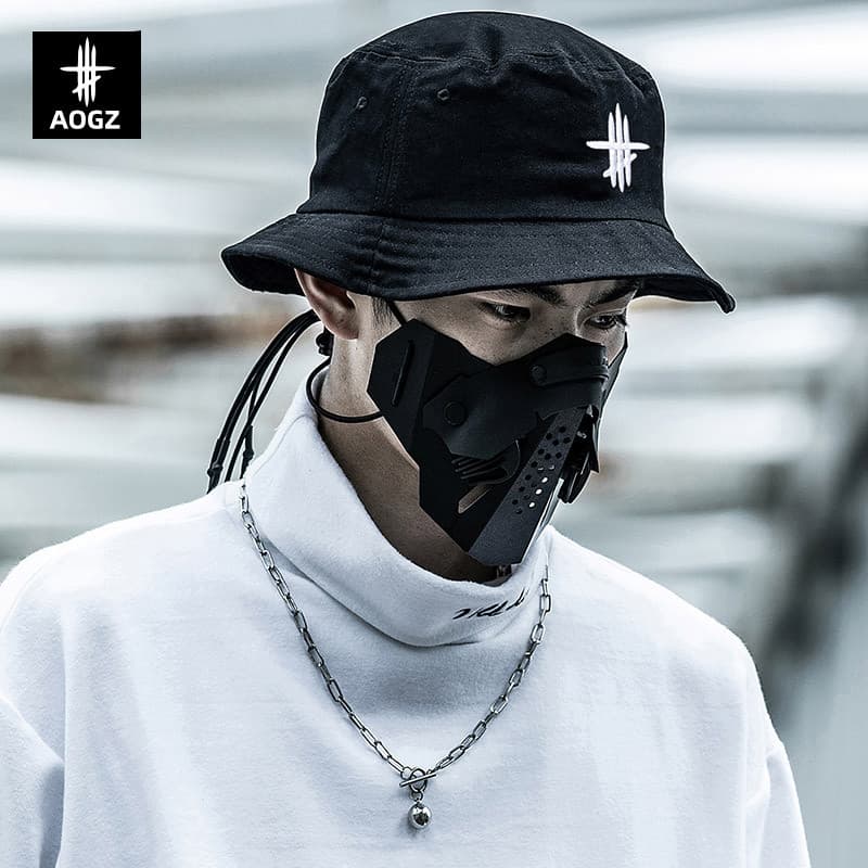 AOGZ nacional na moda balde chapéu masculino feminino Street Wear ins estilo japonês primavera outono All-Match pára-sol