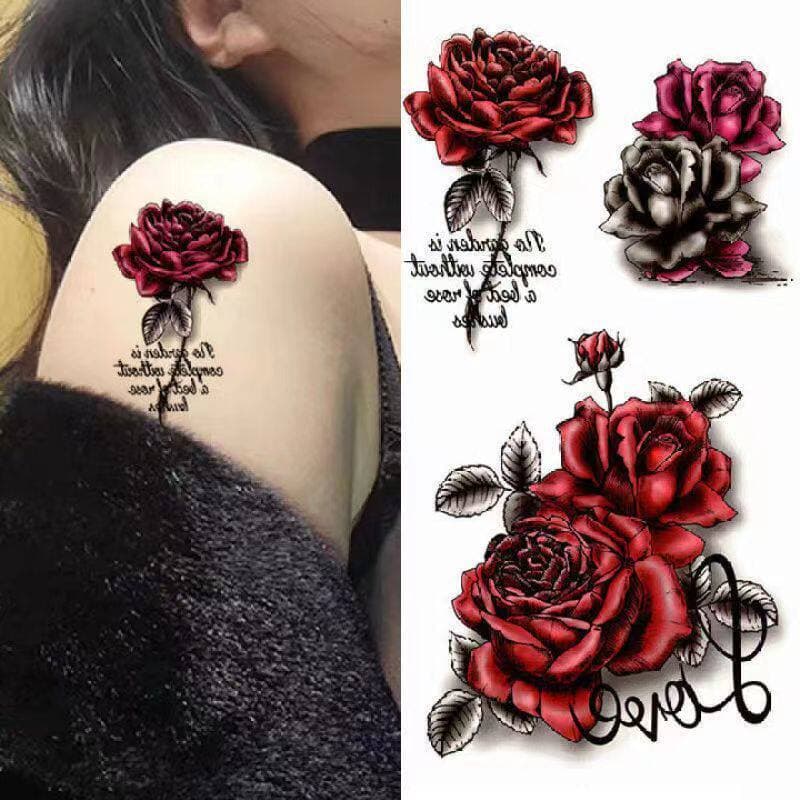 Decalques de tatuagem borboleta 3D tridimensional à prova d'água feminino simulação de longa duração cesariana capa cica