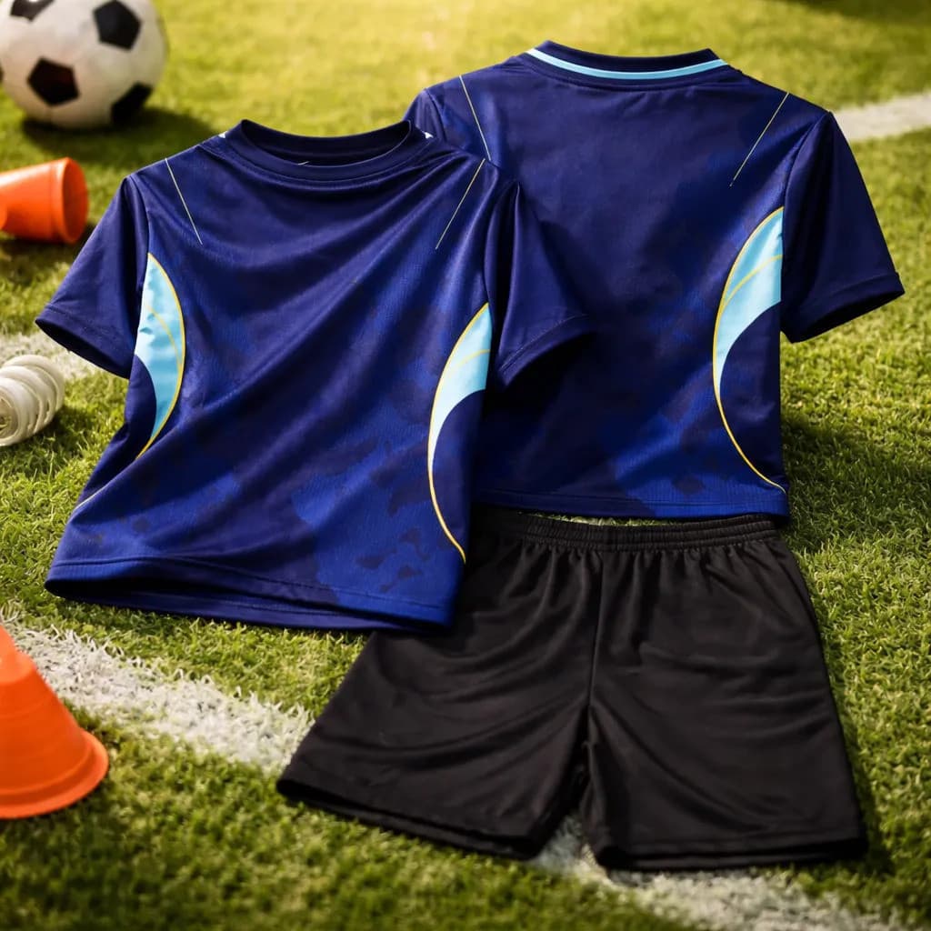 Camisa nº10 Conjunto Juvenil Infantil P Meninos Camisa e Short com Escudo Bordado Modelo Atualizado