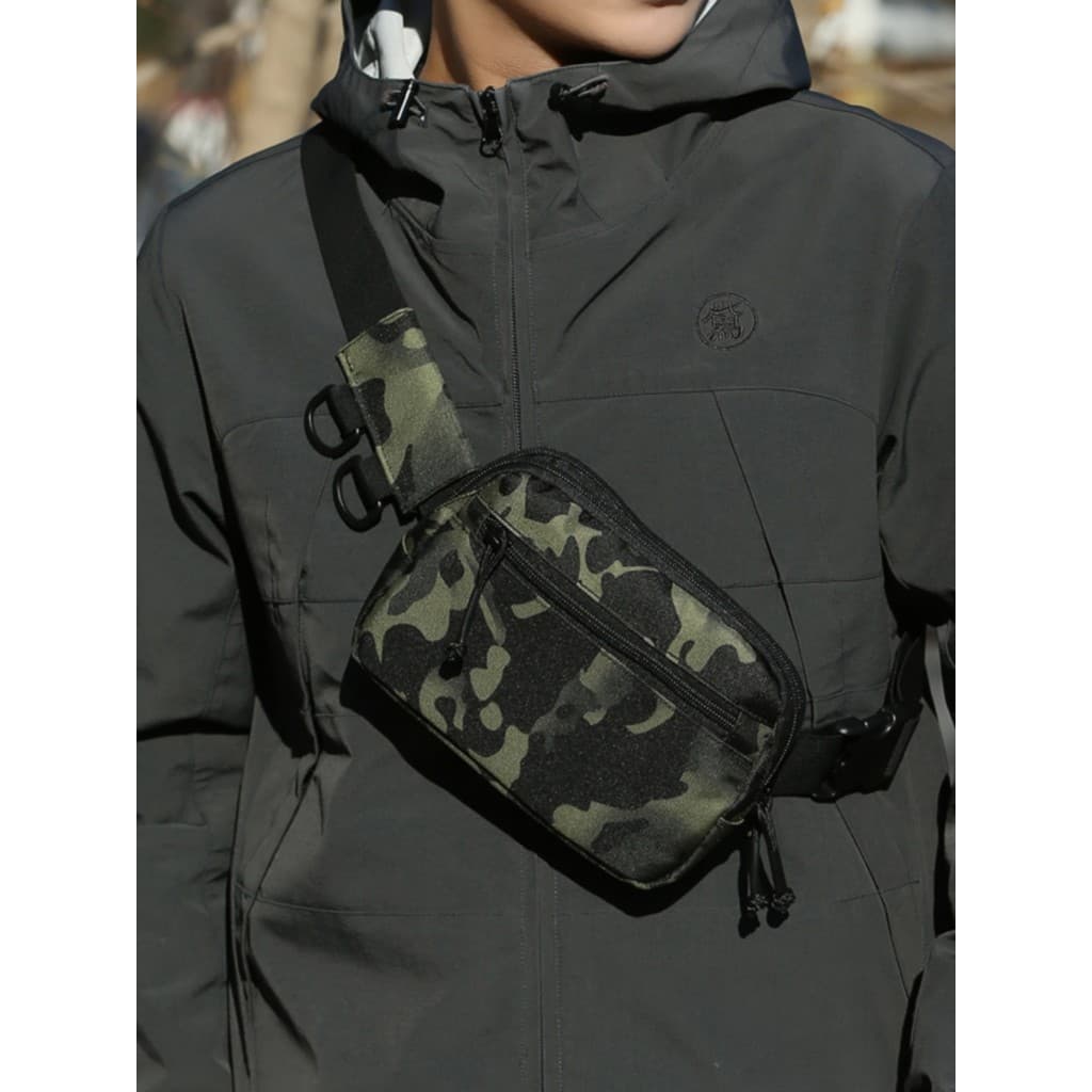Esportes ao ar livre bolsa de cintura peito bolsa de ombro masculino novo estilo Casual grande capacidade bolsa mensagei
