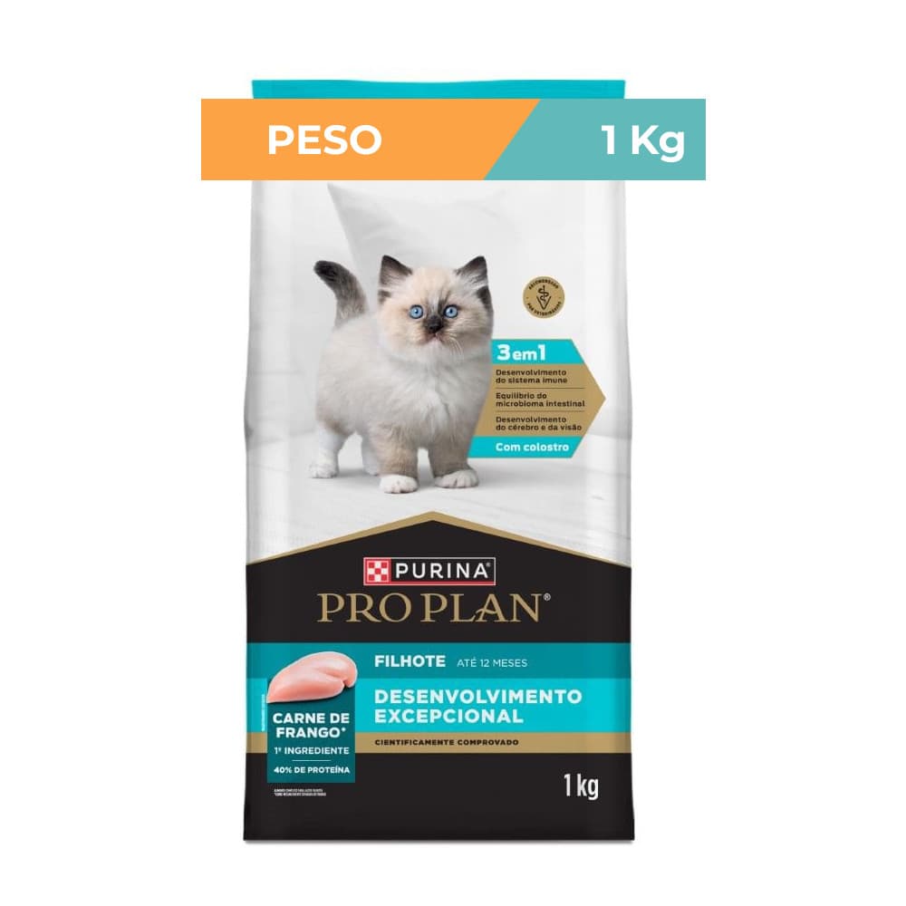 Ração Pro Plan Frango Filhotes Gatos 1kg Purina