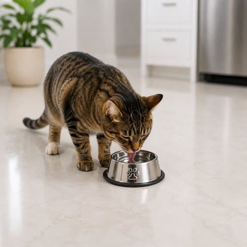 Comedouro Antiderrapante Inox Duravel Facil Limpeza Ideal Cachorro Gato