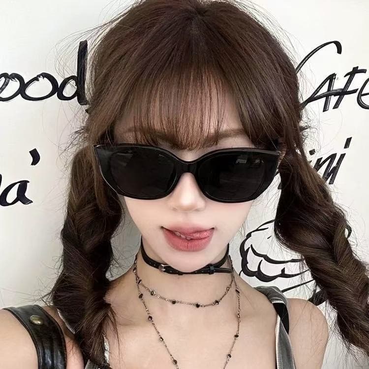 Óculos de sol de armação grande feminino High-End sentir quadrado redondo rosto óculos de sol na moda Anti-Ultra