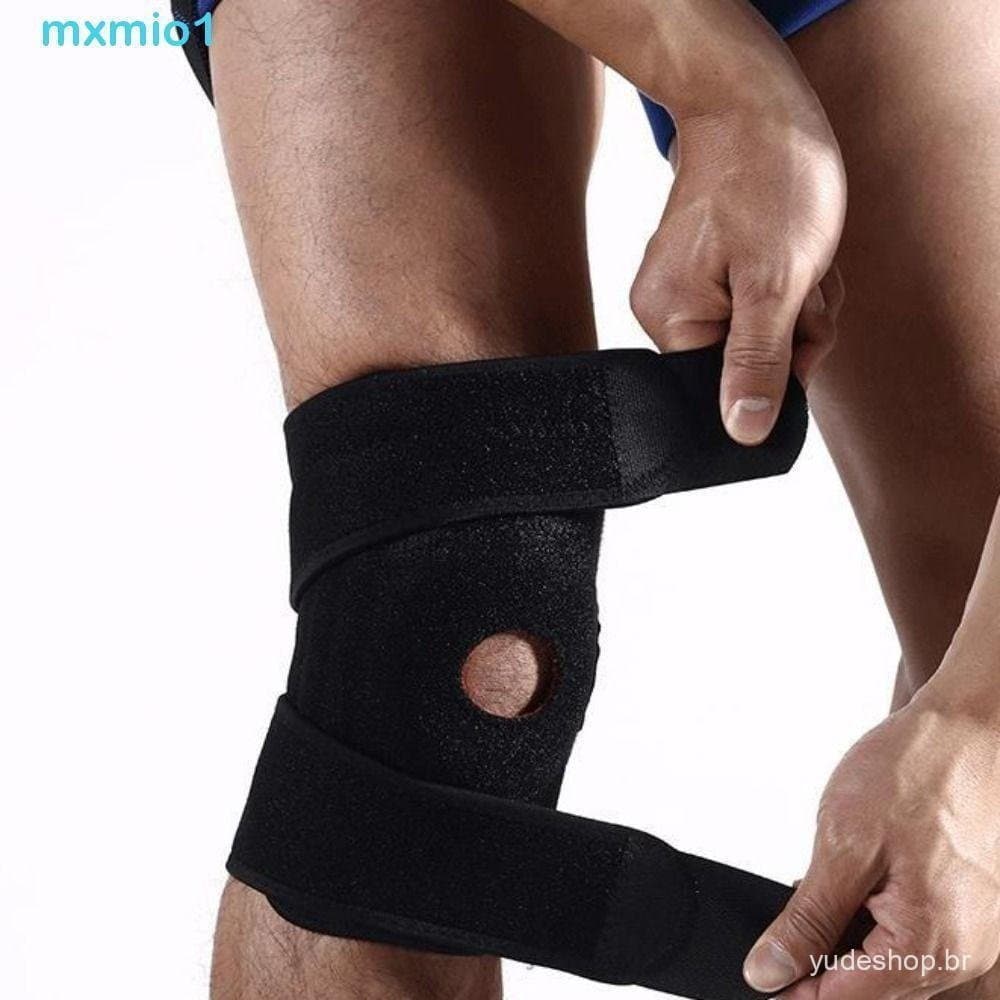 MXMIO1 1 Par De Joelheira Esportiva , 4 Protetores Elásticos Para Pernas Com Mola , Joelheiras Respiráveis De Segurança