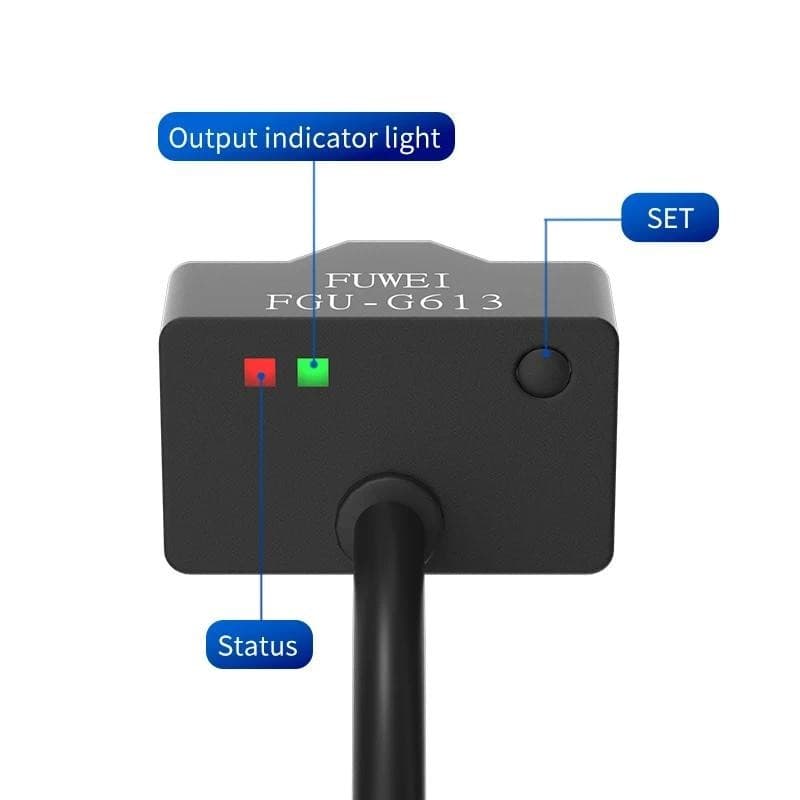 FUWEI FGU-G613P Display Tipo Capacitivo Nível De Líquido Detecção Alta E Baixa Tubo Fotoelétrico Sem Contato Sensor De