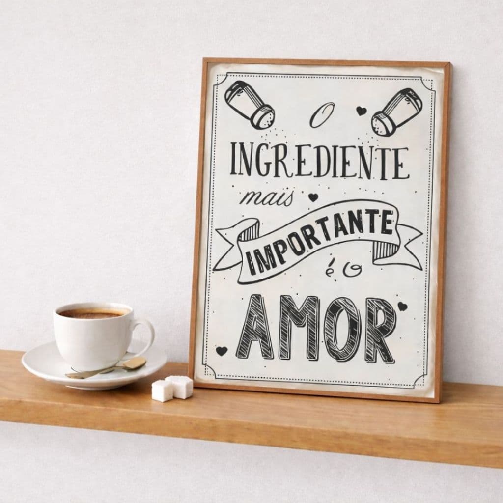 Quadro Decorativo Temperos Cozinha Decoração