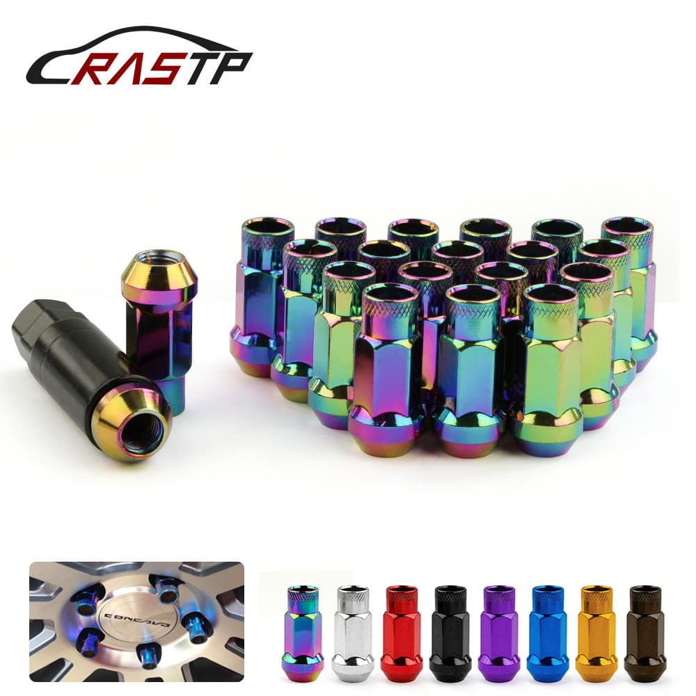 Parafusos de modificação automotiva, porcas de cubo de roda, porcas de pneu, hexágono externo MUTEKI invencível para mod