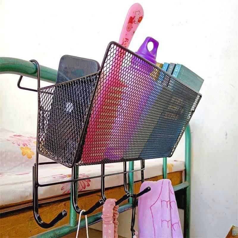 Fornecimento do fabricante dormitório estudantil cabeceira pendurado cesta superior beliche prateleira quarto cesta de c