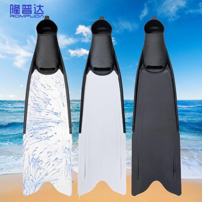 WAVE Freediving Barbatanas Longas PP Barbatanas TPR Capa de Sapato Mergulho Profundo Equipamento de Mergulho Barbatanas