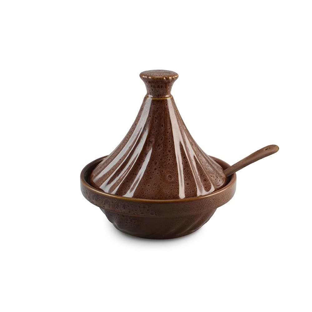 Mini Tagine Saleiro Twist De Cerâmica Ceraflame Gourmet Rosa Orgânico