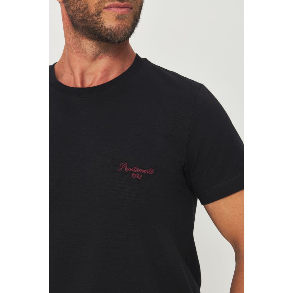 Camiseta Casual Minimal Masculina Acostamento