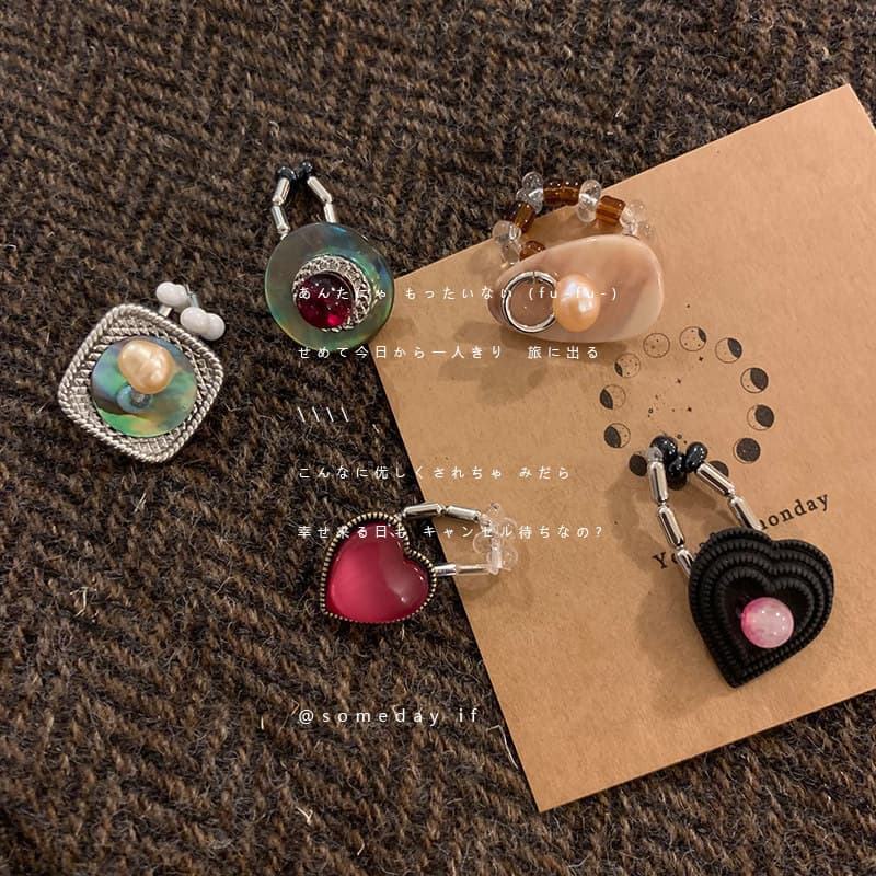 Chinês Retro vintage anel feminino luz luxo nicho Design empilhamento elástico índice dedo anel estilo legal anel na mod
