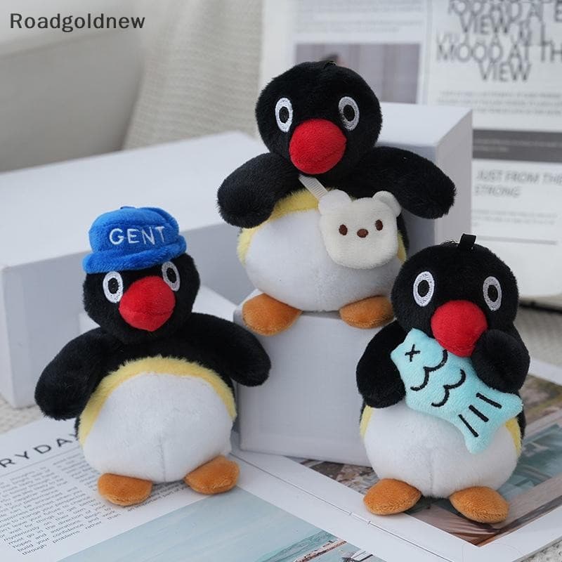 RGN Bonito Pinguim Gordo Animais De Pelúcia Boneca Brinquedo Chaveiro Pingente Mochila Enforcamentos Decoração NW
