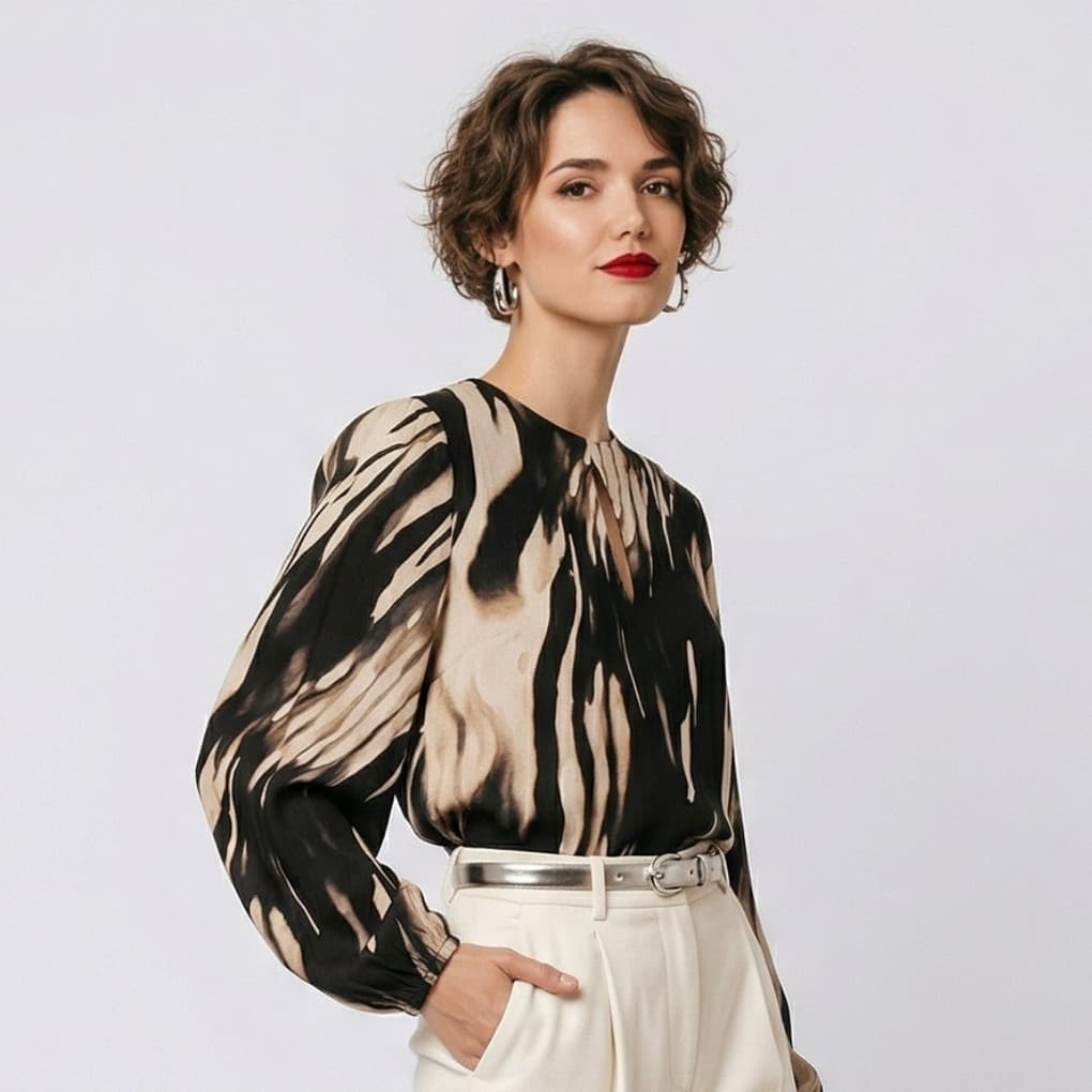 Blusa Feminina Estampada Manga Longa Endless