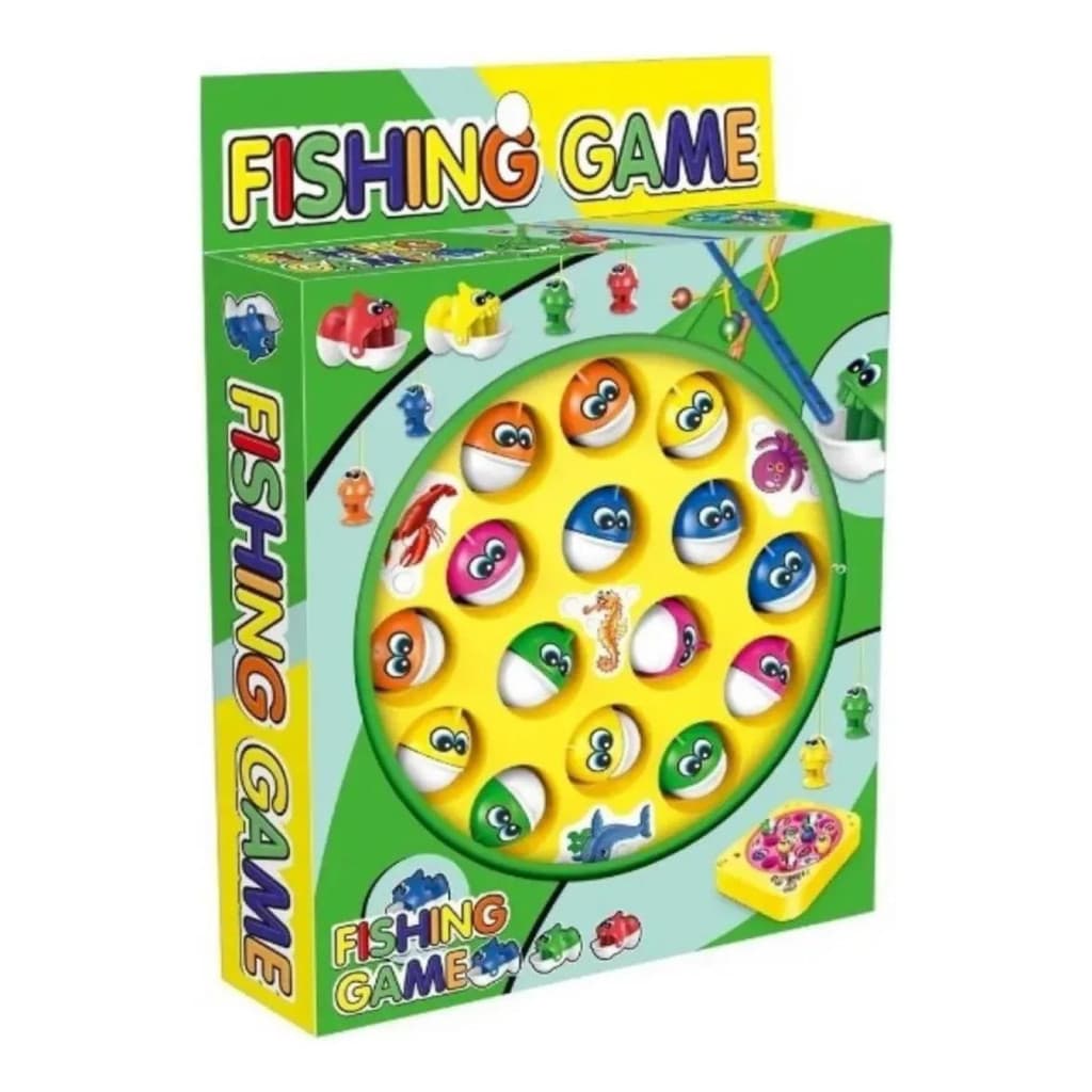 Brinquedo Pesca Pega Peixe Jogo Pescaria Infantil Maluca Top