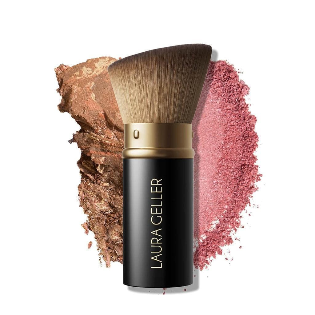 LAURAGELLERNEWYORK Pincel de Maquiagem Profissional - Livre de Crueldade 02 Pincel Kabuki Retrátil Angulado