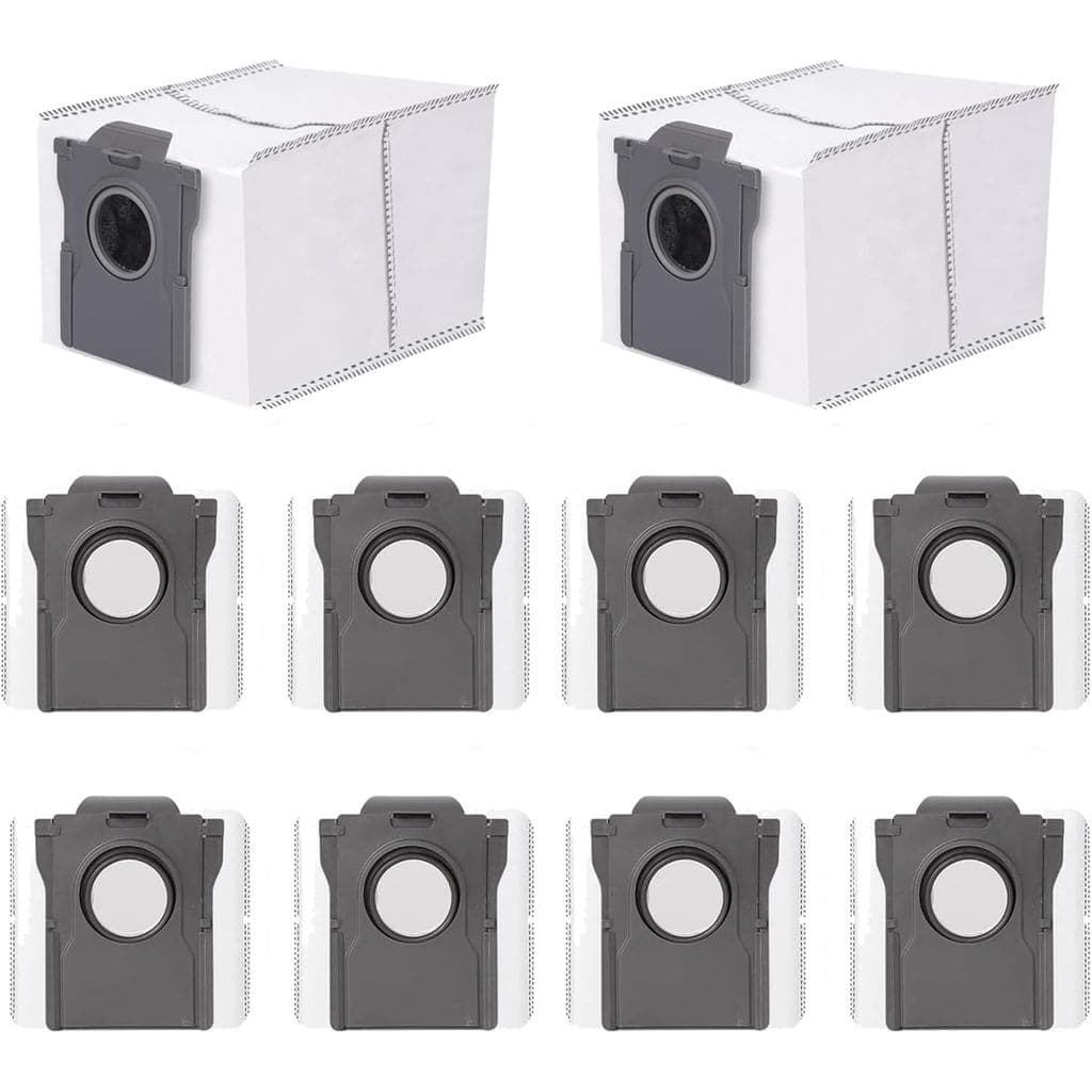 Pacote com 10 Sacos de Pó de Substituição para Aspirador de Pó de 3,2L Compatíveis com Dreame X50 Ultra/L10s Pro Ultra/X