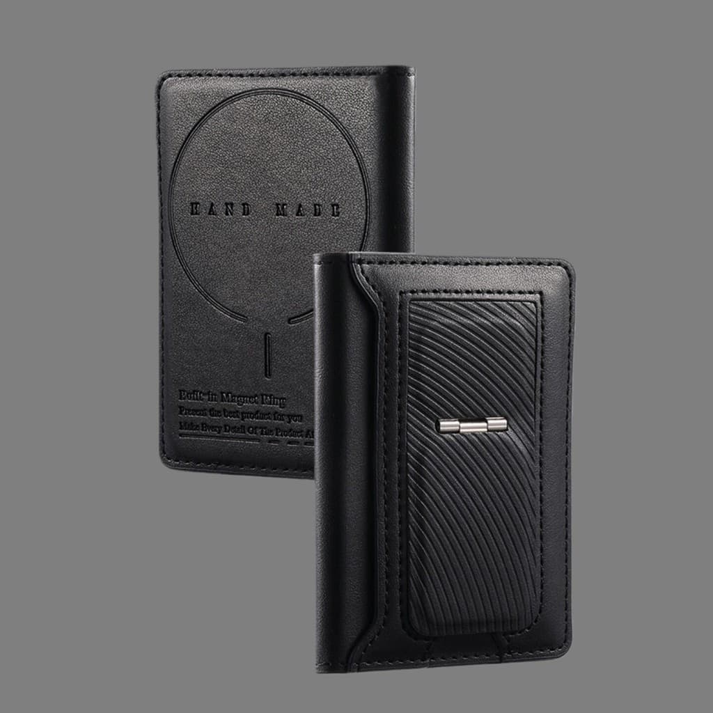 carteira magsafe Flip Wallet Style magsafe Porta-cartões magnético Adesivo traseiro para celular Suporte invisível criat