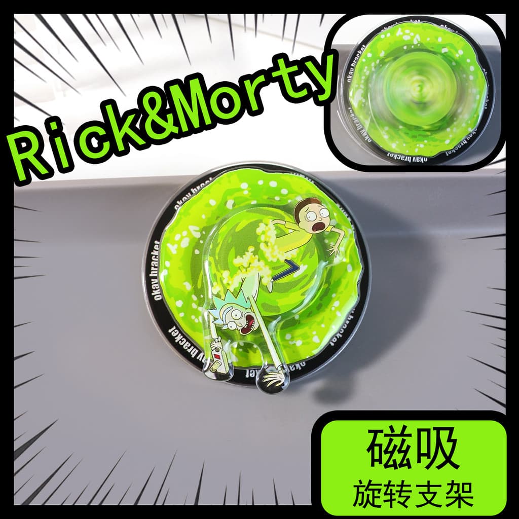 griptok magsafe magsafe popsocket Original Rick e Morty Rotativo Magsafe Suporte Magnético para Telefone Suporte para Ai