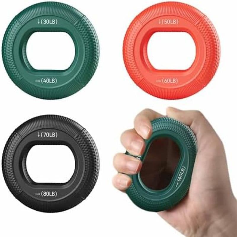 Escalada , Força Das Mãos-Níveis De Aperto , Atletas , Rocha (30-80lbs) De Resistência À De Alívio-Fortalecedor 6 3 Pcs