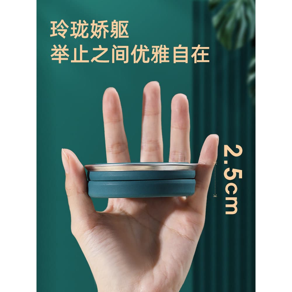 Copo de água dobrável portátil Silicone copo de enxaguatório bucal resistente a altas temperaturas copo retrátil viagem