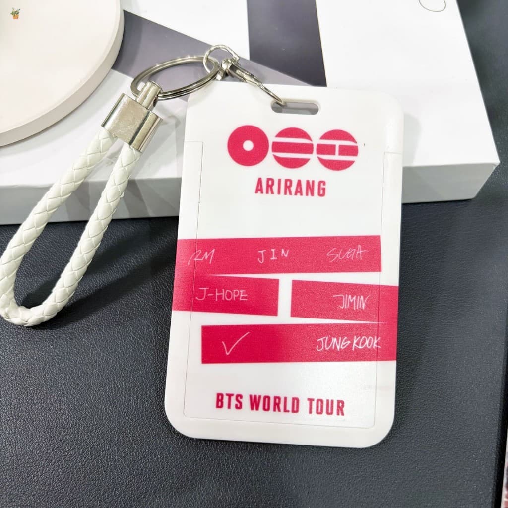 Conjunto BTS1 Tour Card1-Crachá De Refeição De Ônibus De Identificação De Estudante Para Fãs