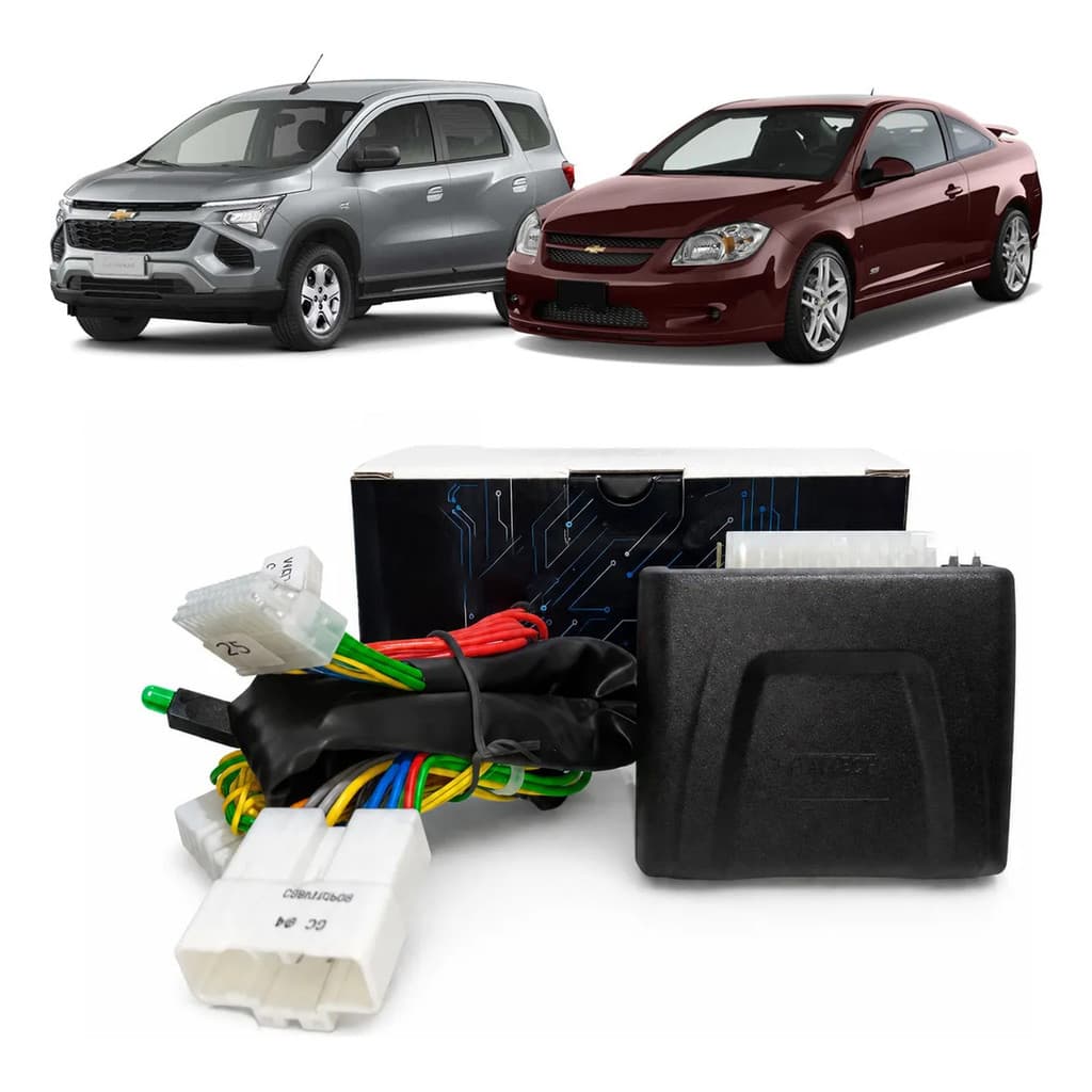 Módulo de Vidro Automatizador Vidros Gm Chevrolet Spin Cobalt 4 Portas Antiesmagamento Plug In Play