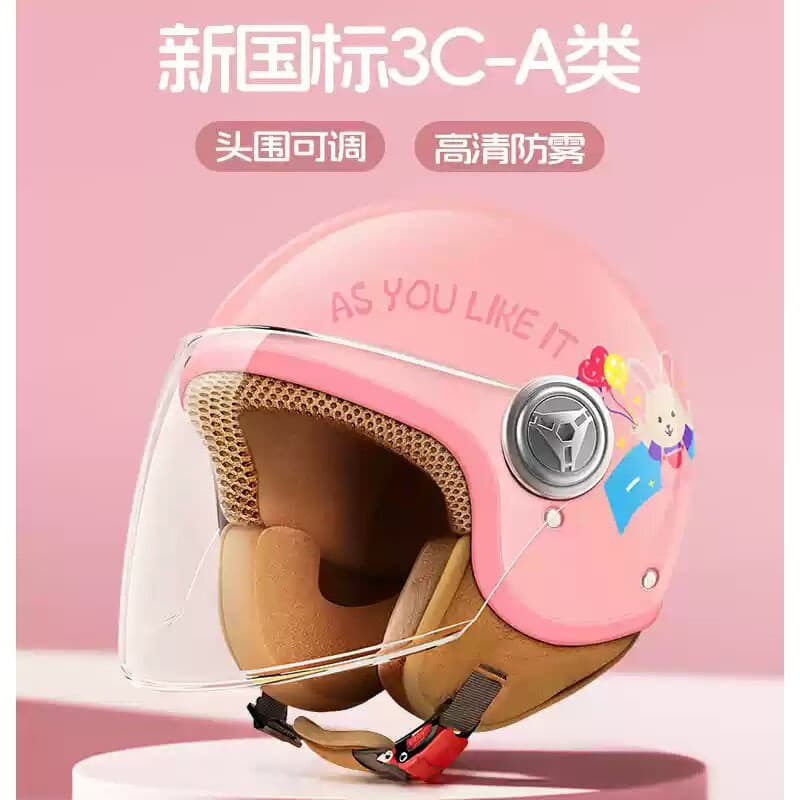 Certificação padrão nacional Universal novo quatro estações meio capacete quente 3c senhoras garrafa capacete motociclet