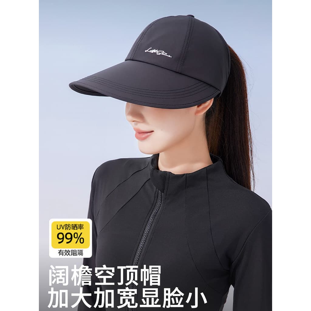 Chapéu de sol feminino 2026 novo estilo leve de secagem rápida respirável boné de beisebol boné de pico esportes ao ar l