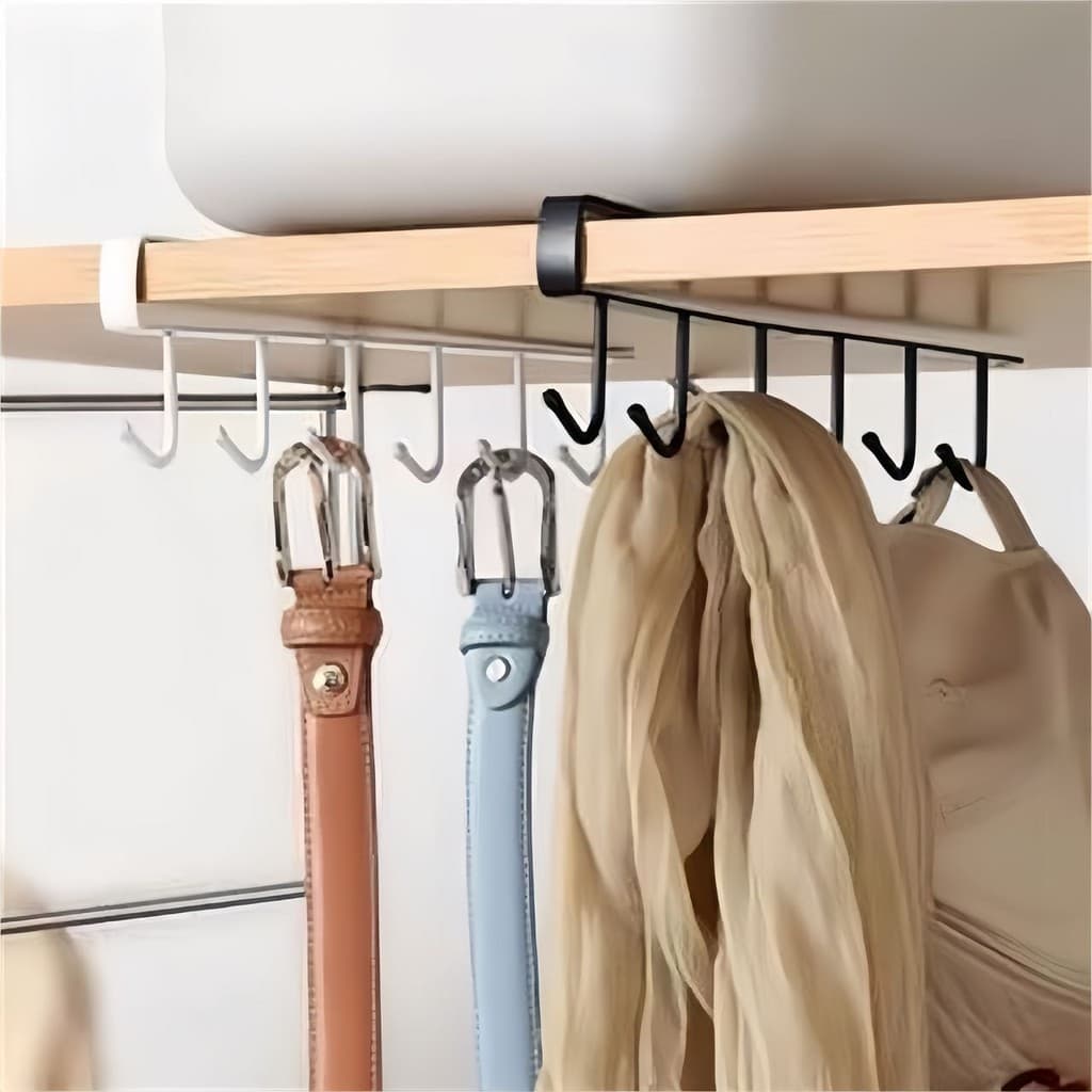 3PCS Suporte De Metal Porta Xícaras Canecas Utensílios Em Geral Para Pendurar No Armário068