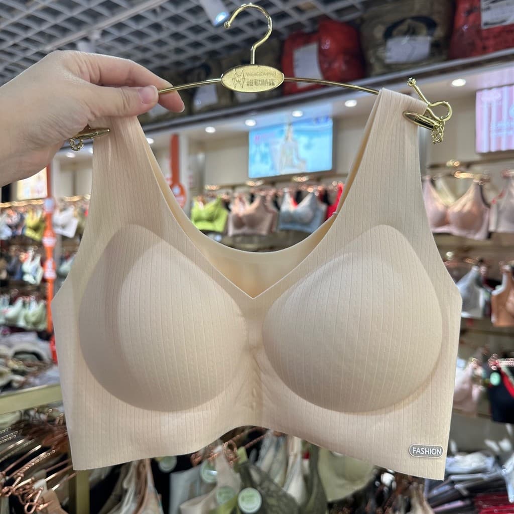Tentação anjo Y11 roupa interior esportiva colete estilo verão superfície brilhante sem costura copo fixo reunião luz su