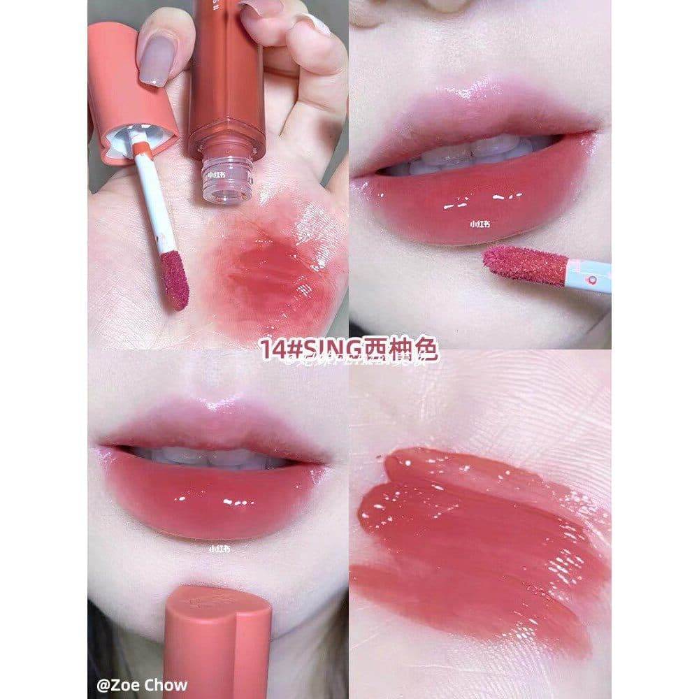 Holika Lip Gloss 08/14/03/07/15 Espelho Água Brilho Amor Coração Batom holica Manteiga Lama Labial