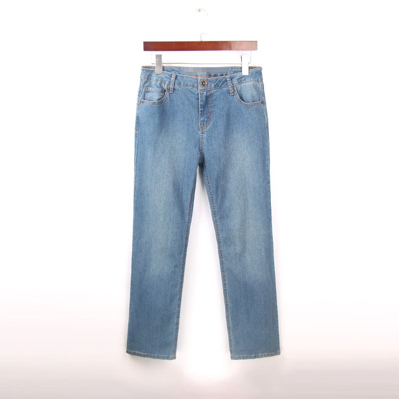 2024 novo estilo azul escuro Jeans feminino comércio exterior pedido Original 100kg tamanho grande elástico mais magro o
