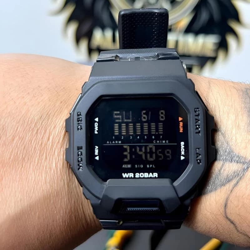 Relógio Masculino Funcional Digital Esportivo Data Hora Pulseira de Silicone Resistente...