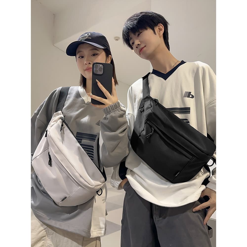 Correndo esportes saco da cintura do telefone móvel saco de peito senhoras 2025 novo estilo masculino casal bolsa de omb