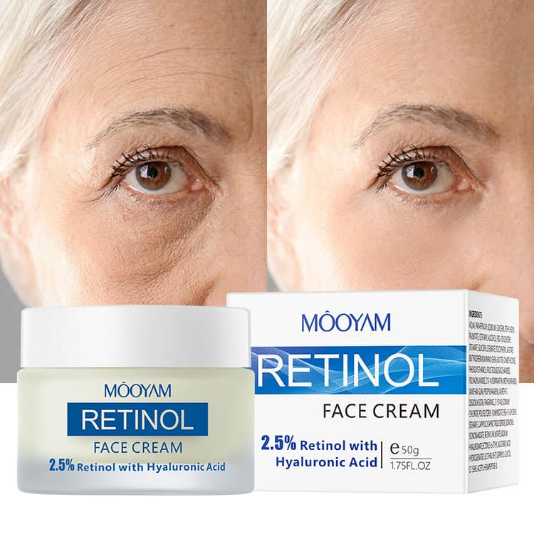Ácido hialurônico vitamina a álcool Retinol creme atacado anti-rugas anti-envelhecimento precoce endurecimento essência