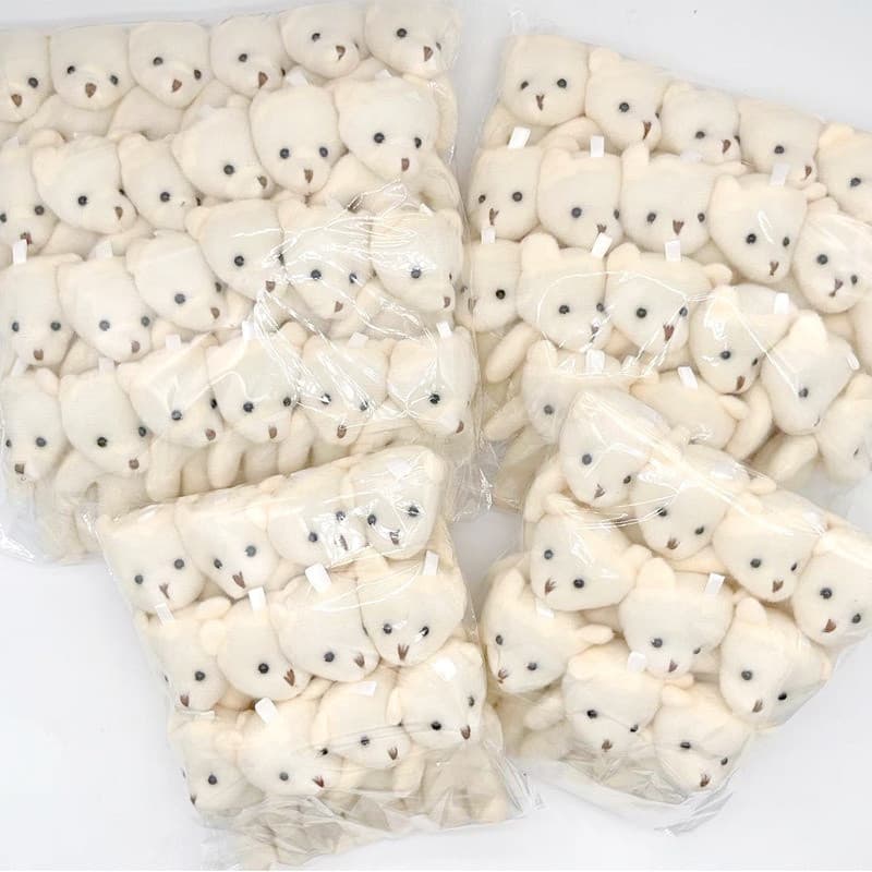 Urso siamês de pelúcia boneca embalagem transfronteiriça urso brinquedo de pelúcia chaveiro pingente saco acessórios peq