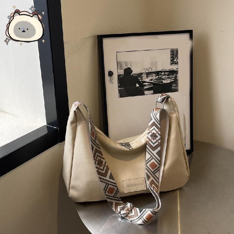 Bolsa Crossbody Elegante De Grande Capacidade , De Ombro Esportiva Casual