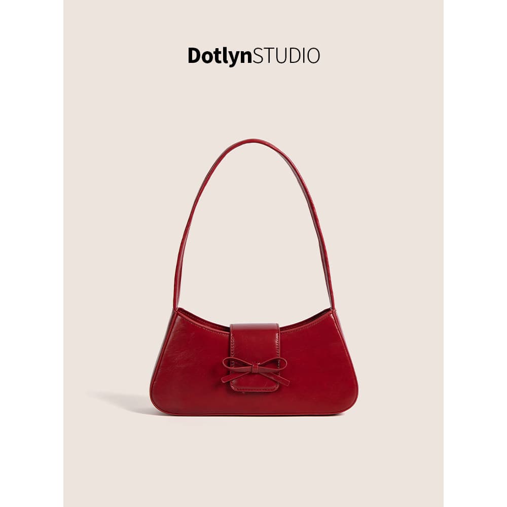 bolsa transversal feminino bolsa feminina Bolsa baguete de um ombro com textura de nicho Dongdaemun da Coreia