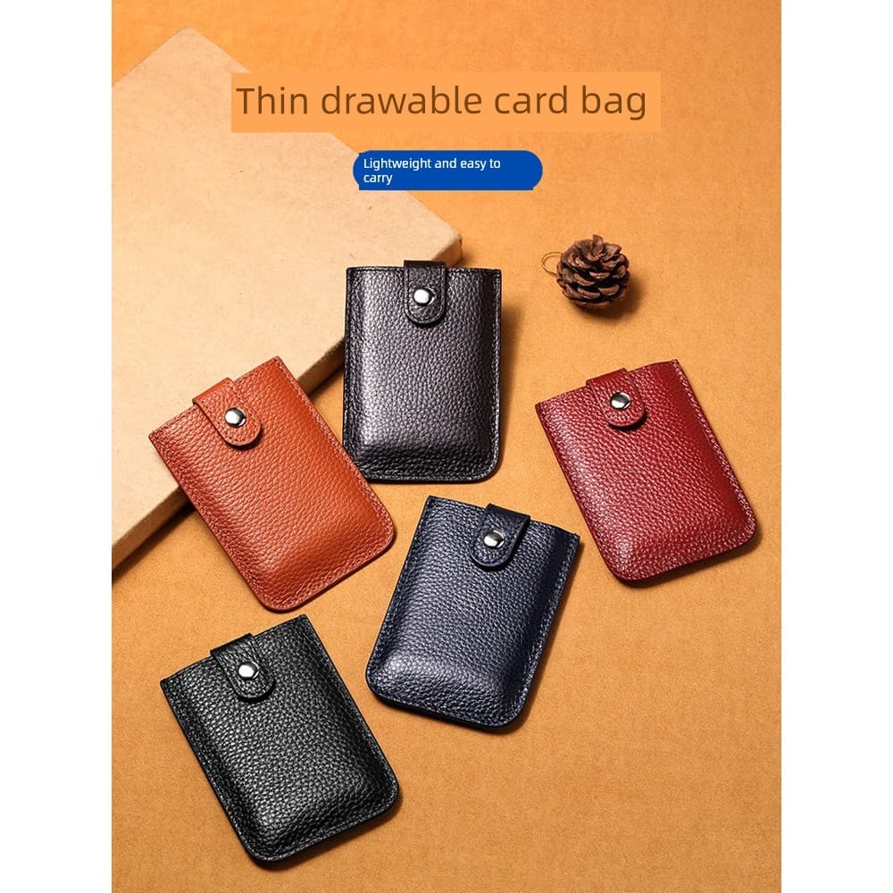 carteira masculina com ziper carteira masculina Porta-cartões de luz fina Anti-desmagnetização para armazenamento de ban