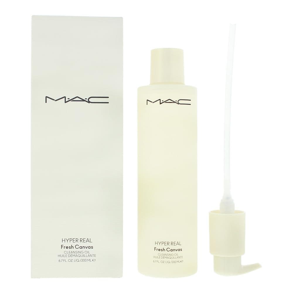 Óleo de Limpeza Facial Hyper Real Fresh Canvas da MAC para Mulheres - 6,7 oz