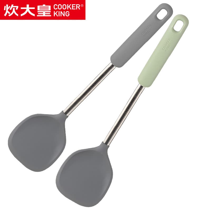 Espátula de Silicone Espátula protetora Resistente a altas temperaturas Conjunto de espátula de cozinha Alça Cozinhar Ki