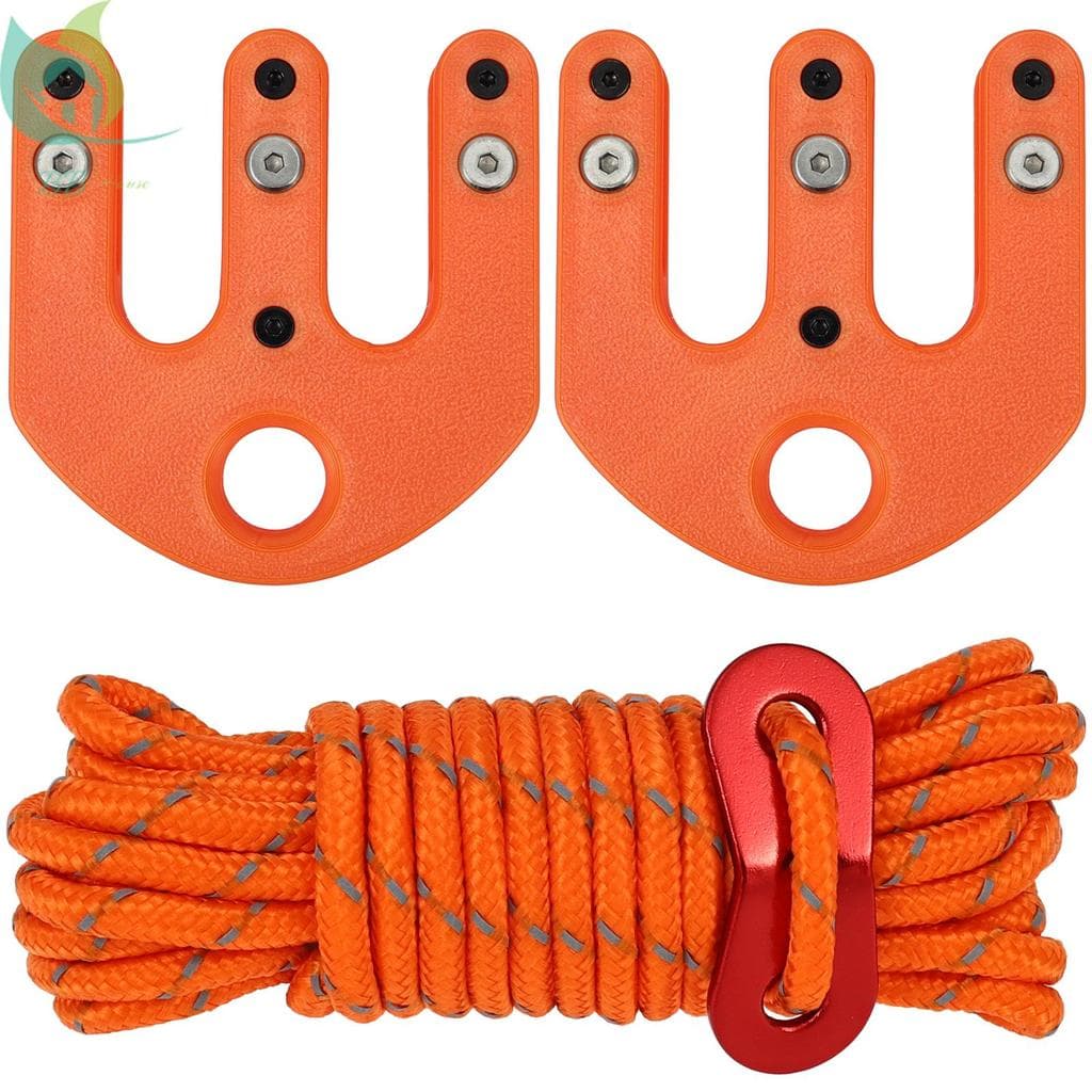 Sistema De Polia De Bloco E Equipamento , Talha De Jogo Portátil , Liberação Rápida , Rolo De Nylon Leve , SHOPQJC7452