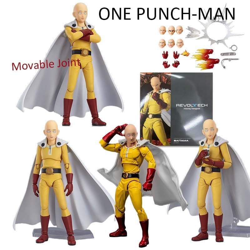 ONE PUNCH-MAN Figma 310 Modelos de Articulação Móvel #     Bonecos de Ação Saitama para Presentes Infantis C5GX