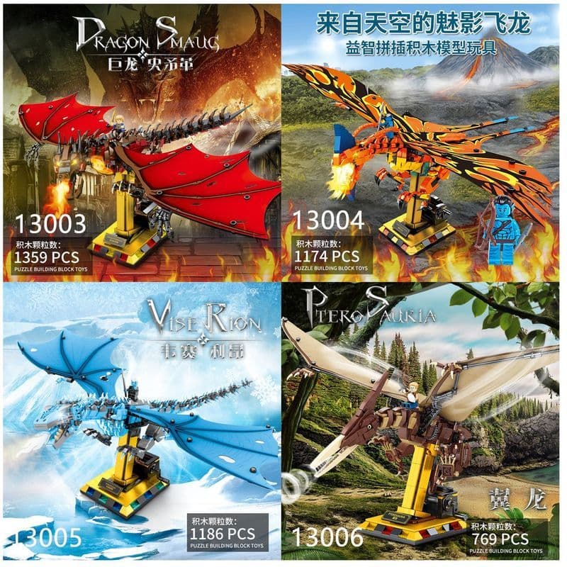 1359 PCS Lego Blocos de Construção Avatar Dragão Voador Dragão Lança Couro Wessellion Grande Brinquedo Montado Presente