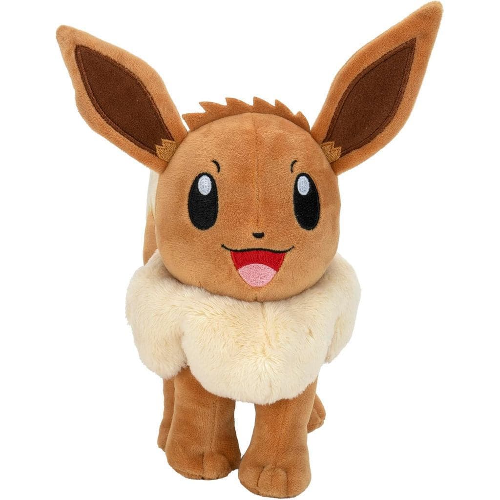 Pokémon Eevee Plush-Pelúcia Macia De 8 Polegadas Com Detalhes Autênticos