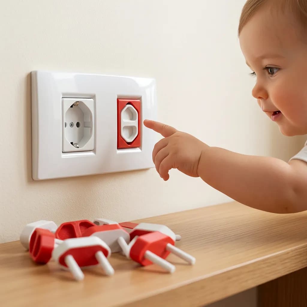 Protetor De Tomada Infantil Para Bebês E Crianças